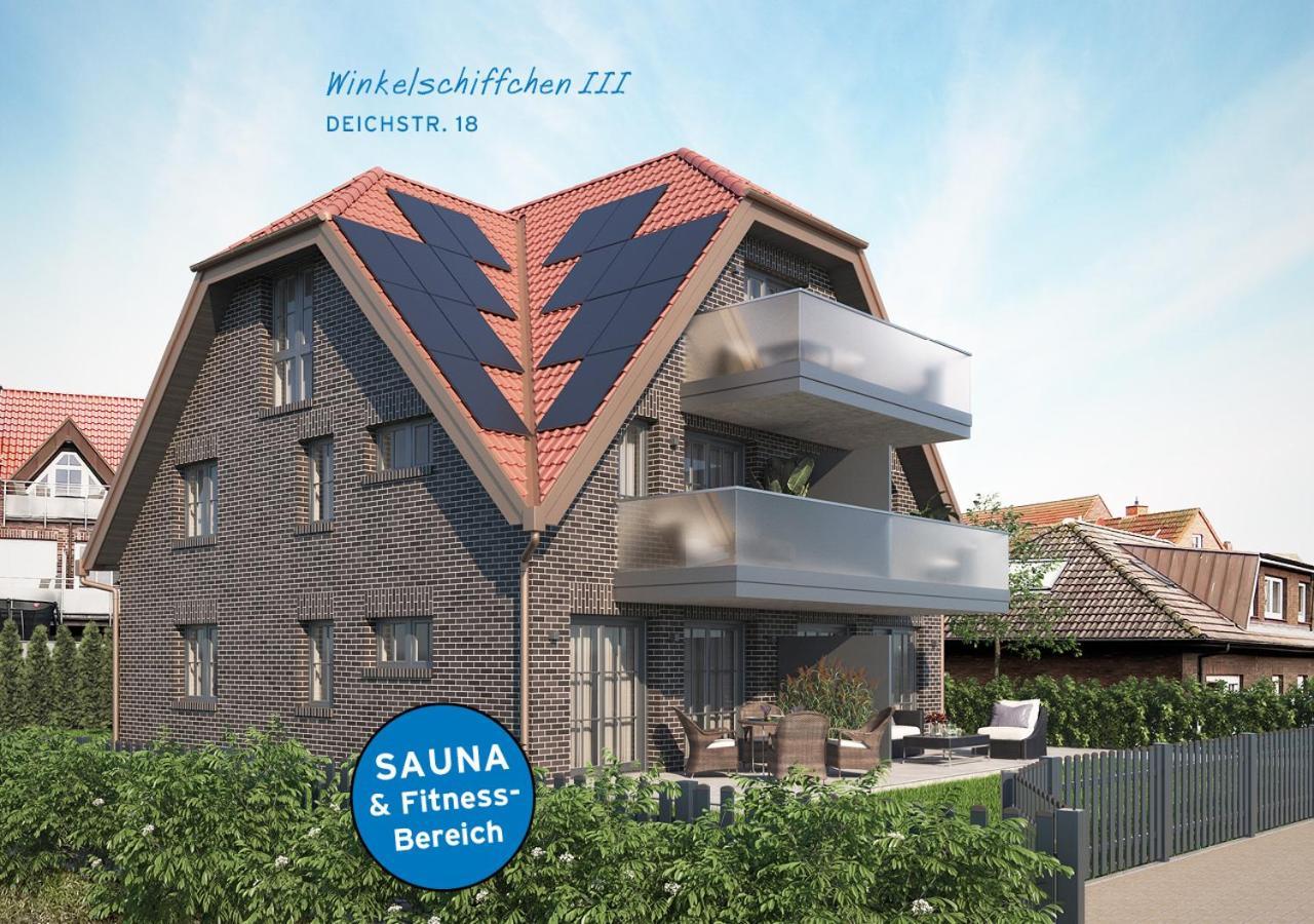 Winkelschiffchen III Mit Sauna Juist Exterior foto